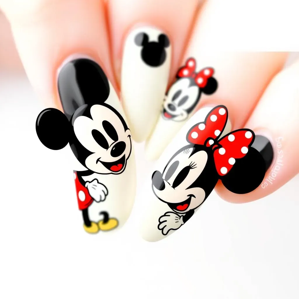 Adorable Cartoon Character Nails: Simple Steps for Beginners