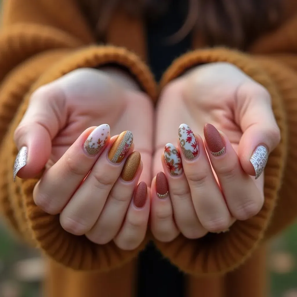 Advanced Easy Fall Nail Art Designs: Stepping Up Your Game