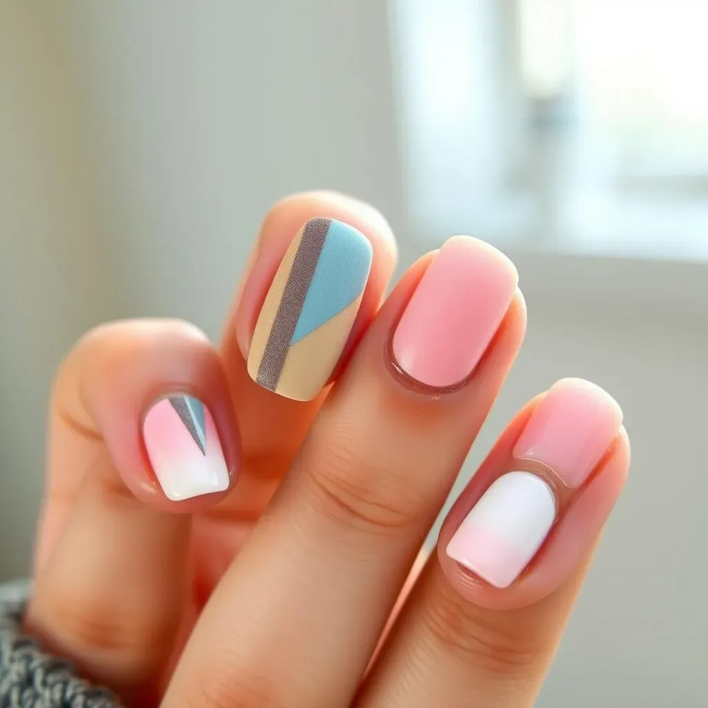 Basic Easy Nail Designs Using Household Items