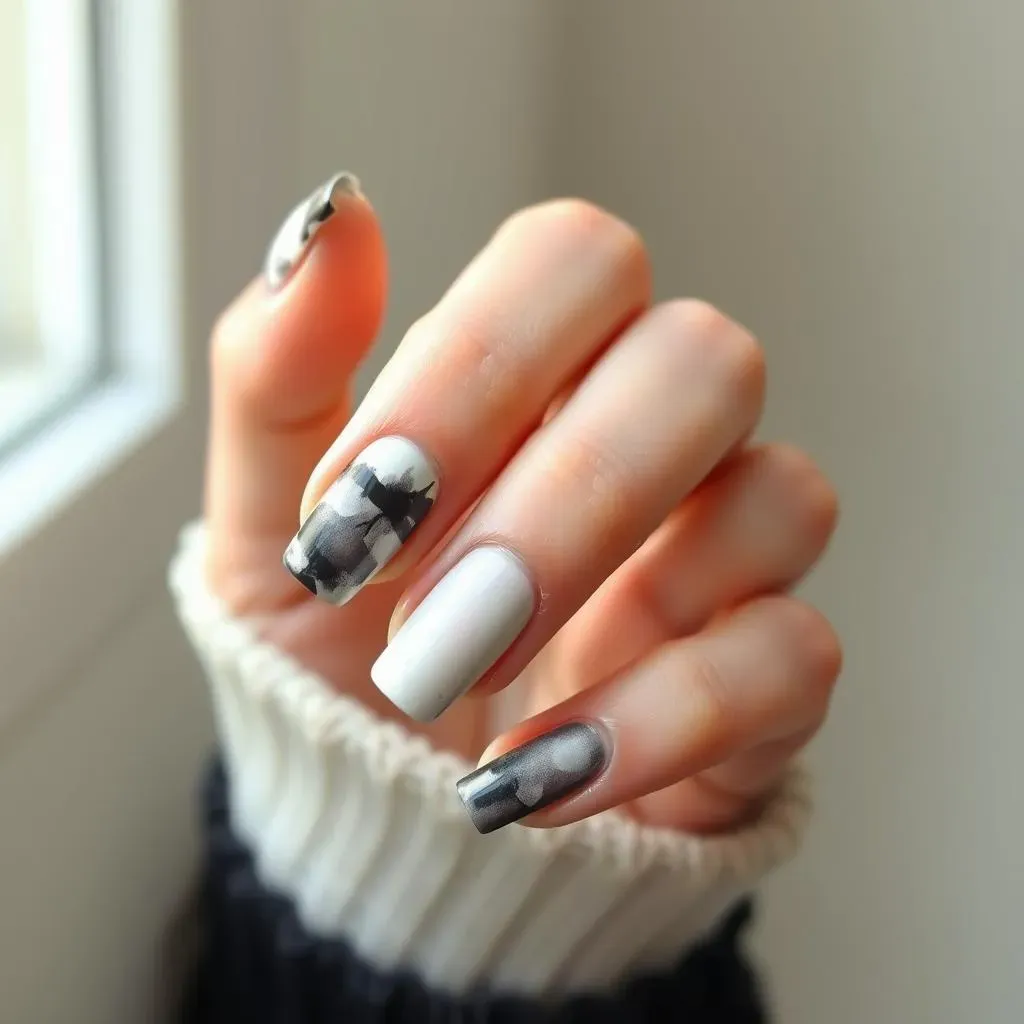 Beyond Basic:  More Advanced Black and White Nail Art Techniques for Beginners