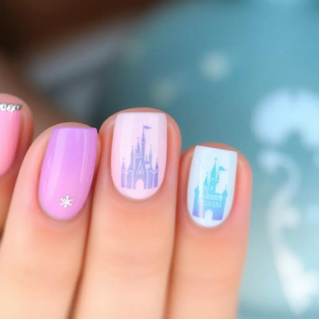 Beyond the Mouse: Easy Disney Princess Nail Designs