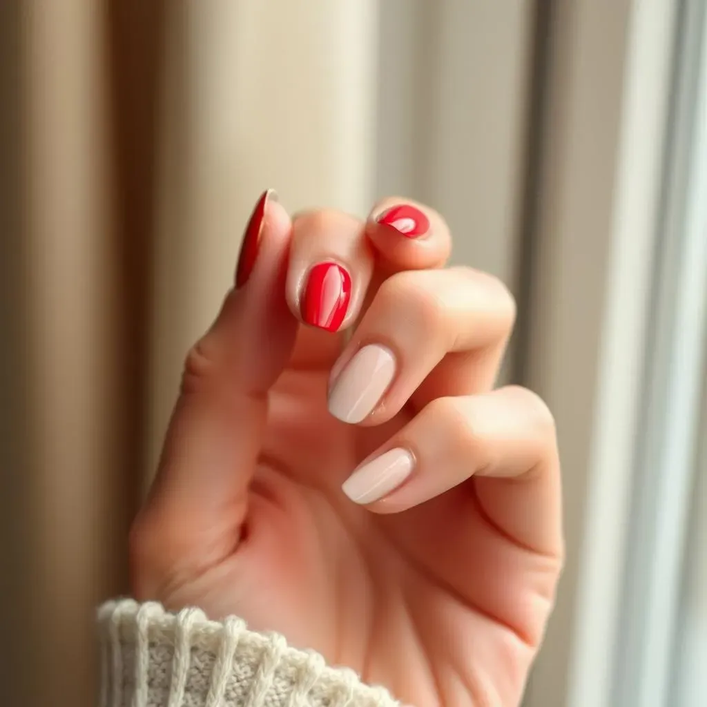 Classic Elegance: Simple Solid Colors and French Manicures