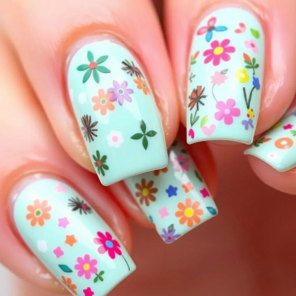 Cool and Easy Nail Art Designs Using Stickers and Tools