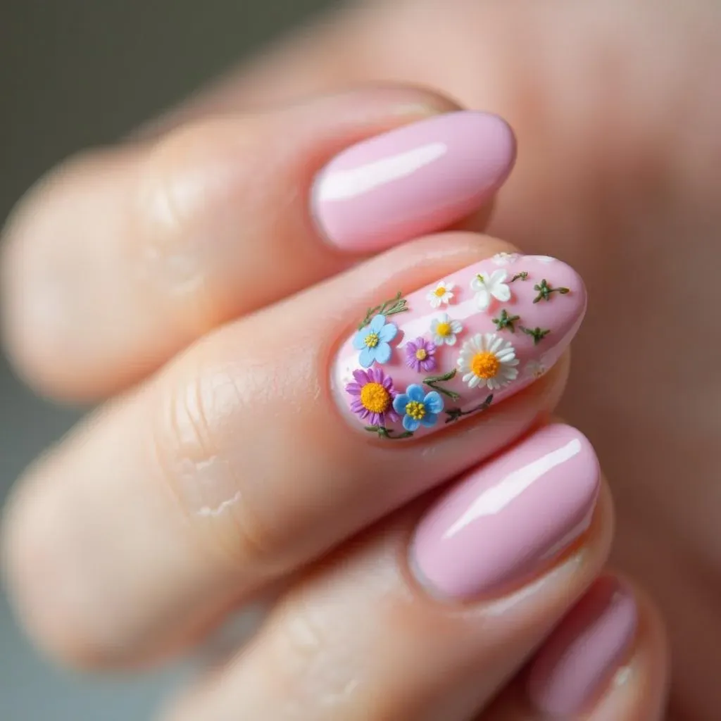 Creating Your Own Dry Flower Nail Designs