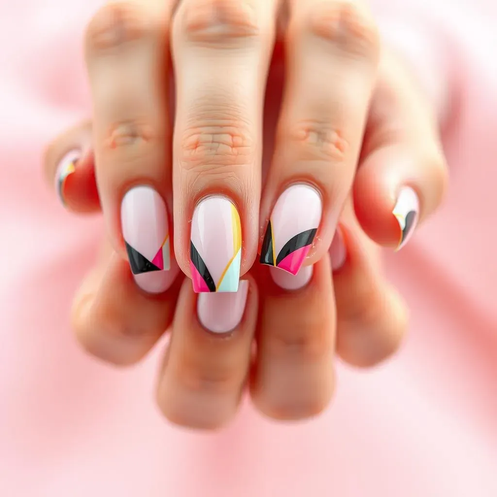 Creative Flair:  Simple yet Unique Designs for Medium Length Nails