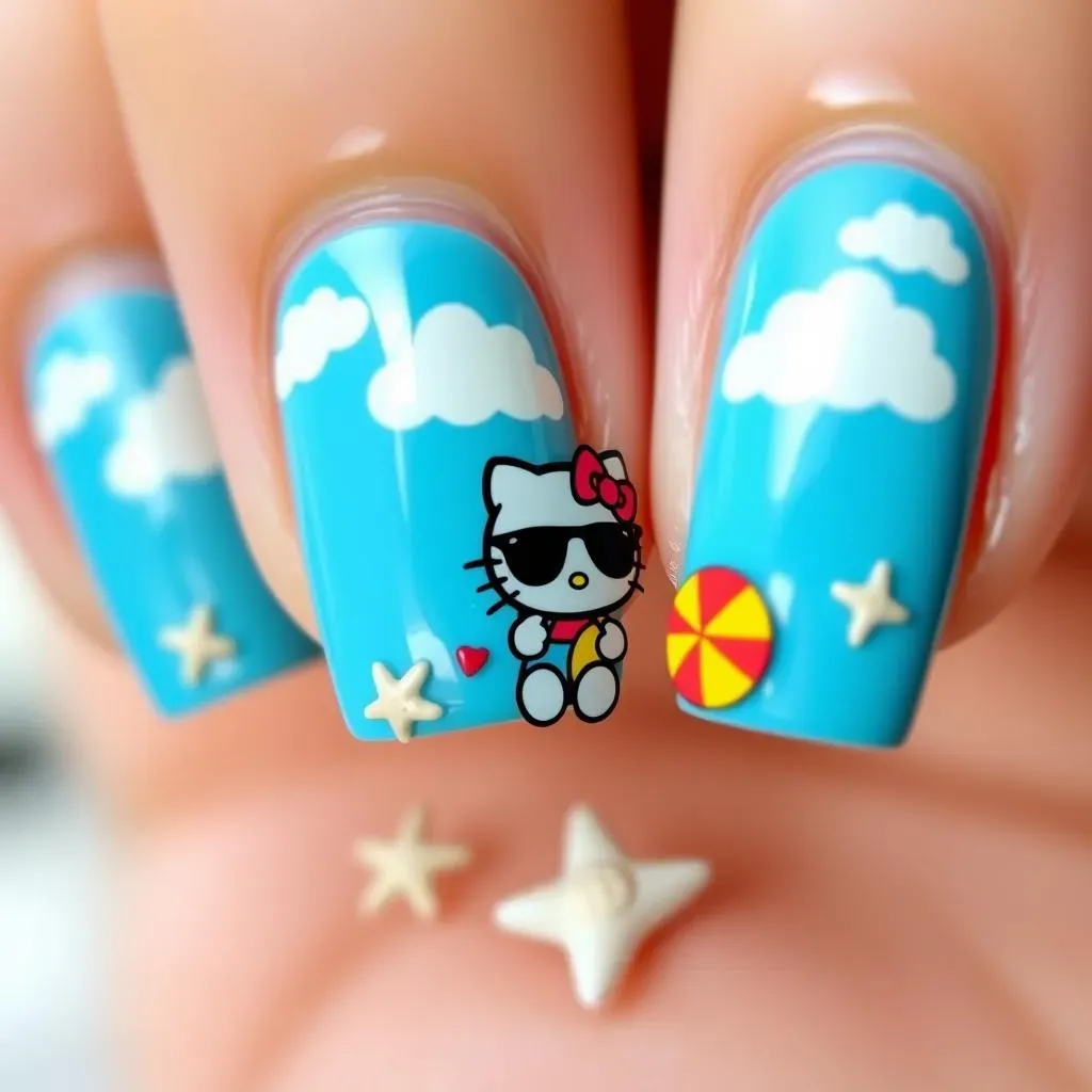 Creative Hello Kitty Nail Design Variations