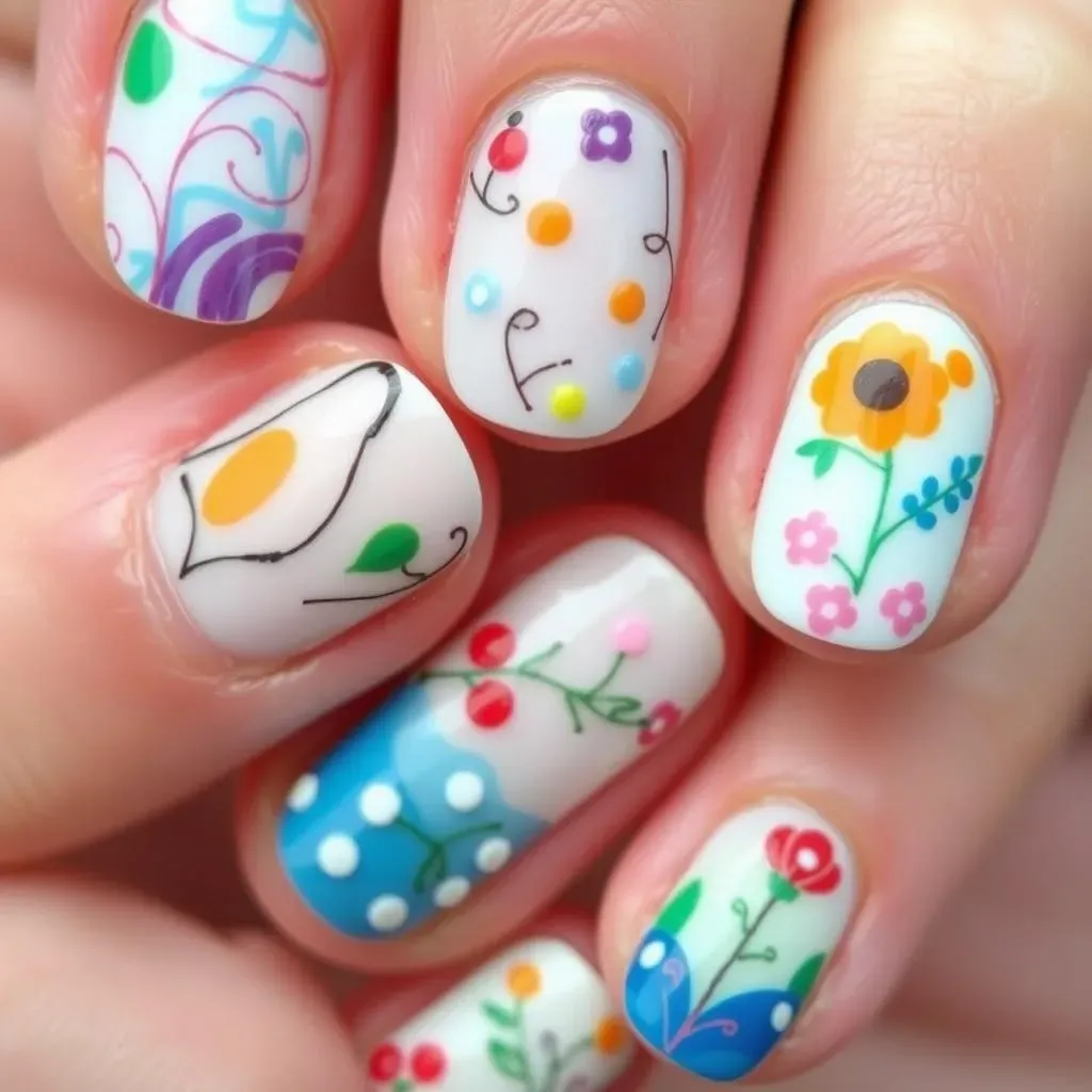 Creative Nail Art Designs for Short Nails:  Inspiration & Ideas