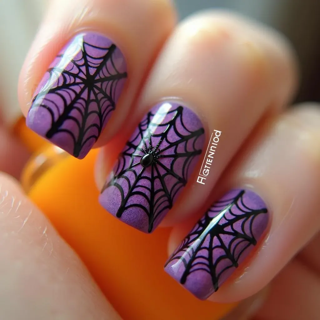 Cute and Easy Halloween Nail Art Ideas