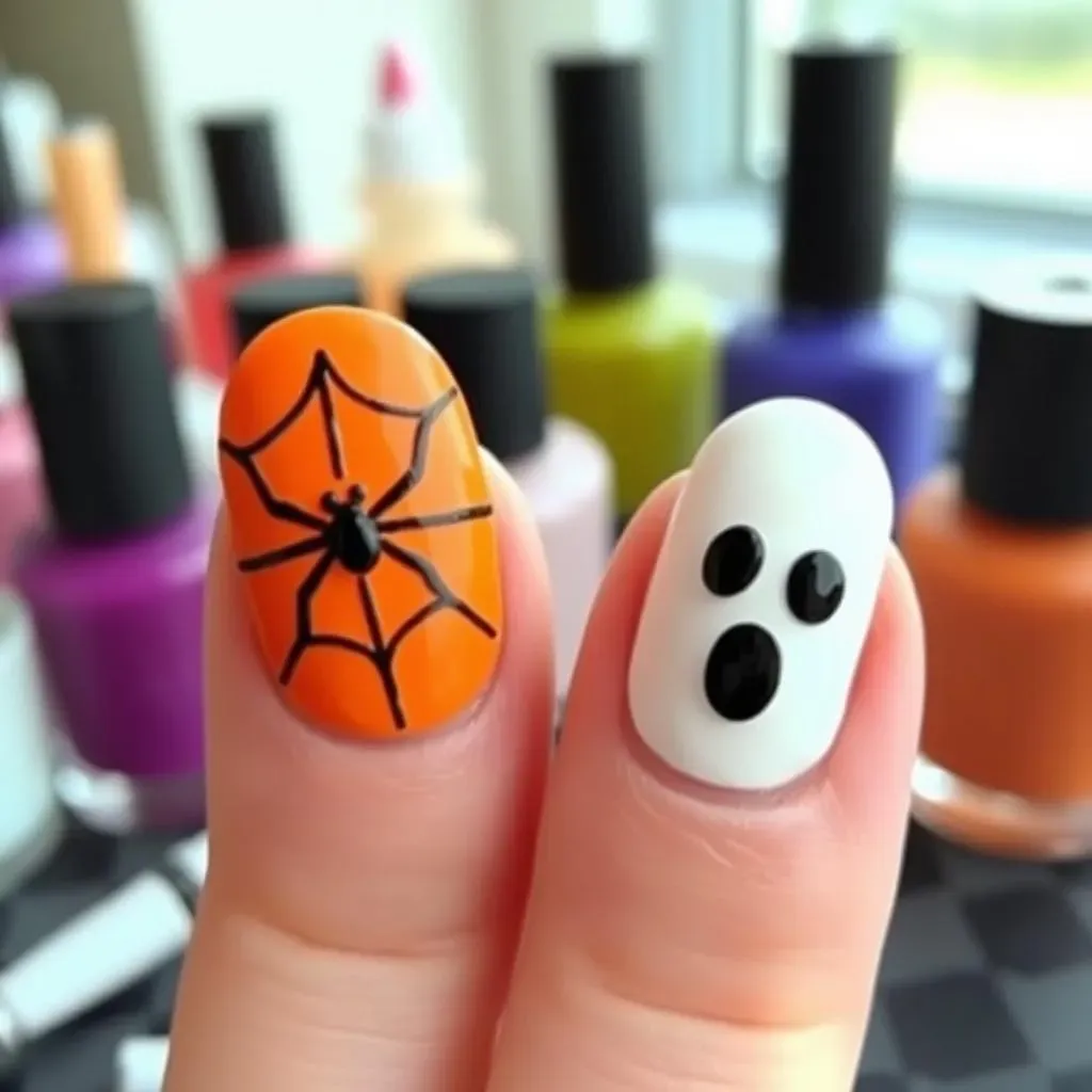 Cute Easy Halloween Nail Designs for Beginners