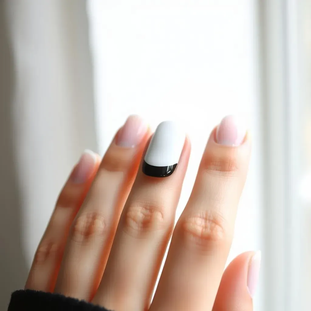 Easy Black and White Nail Art Ideas for Beginners