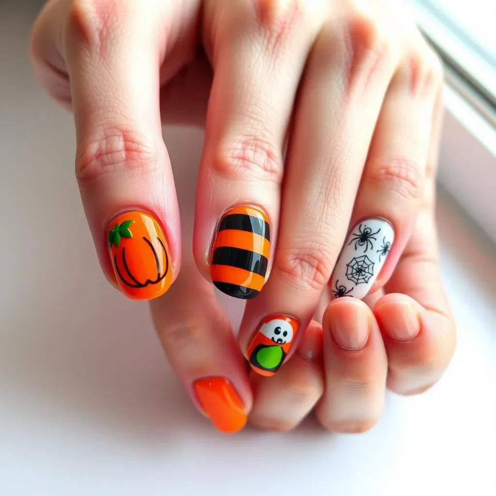 Easy Halloween Nail Art Designs for Beginners