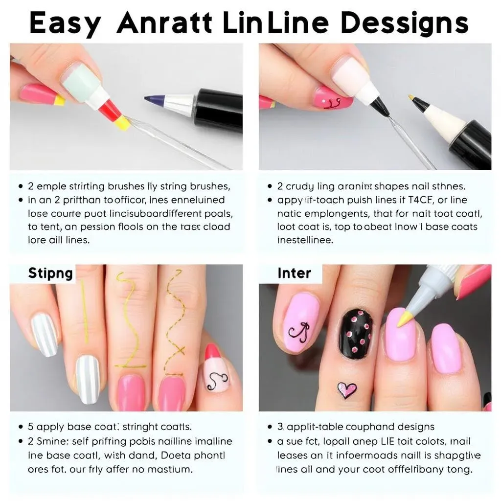 Easy Nail Art Line Designs: Tools and Techniques