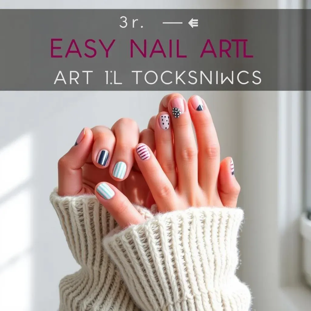 Easy Nail Art Techniques for Beginners: Stripes, Dots, and More