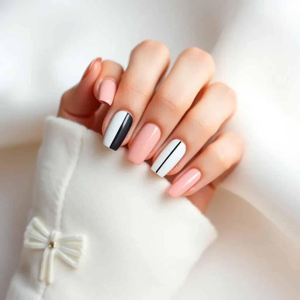 Easy Nail Art Techniques for TwoColor Designs