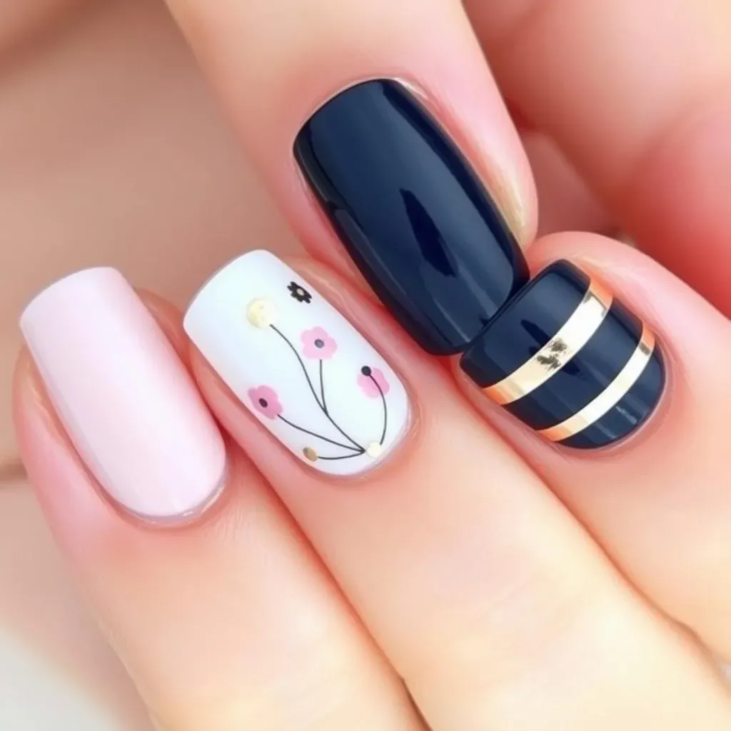 Easy Pretty Nail Designs for Short Nails:  Adding Some Flair