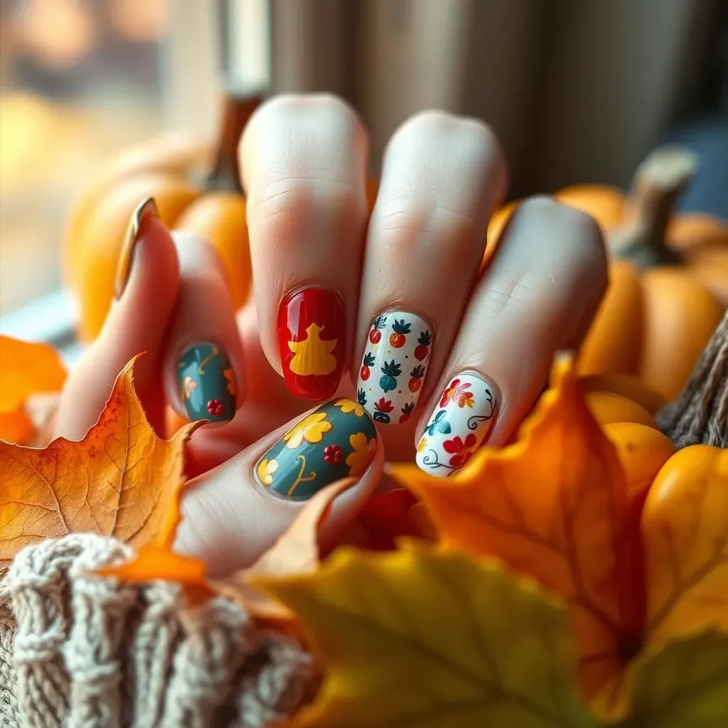 Absolute Cute Easy Nail Designs for Fall Simple Stunning Nail
