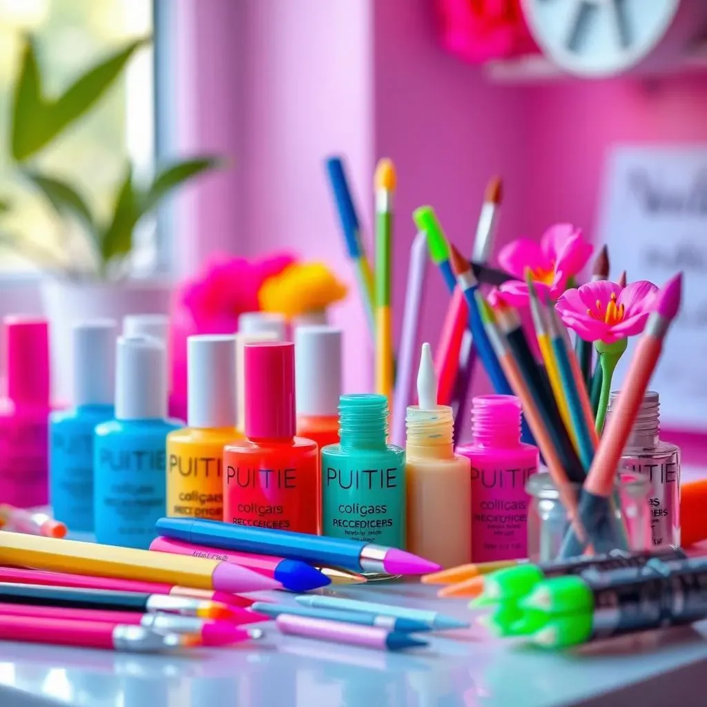 Essential Tools and Products for Creating Neon Flower Nails