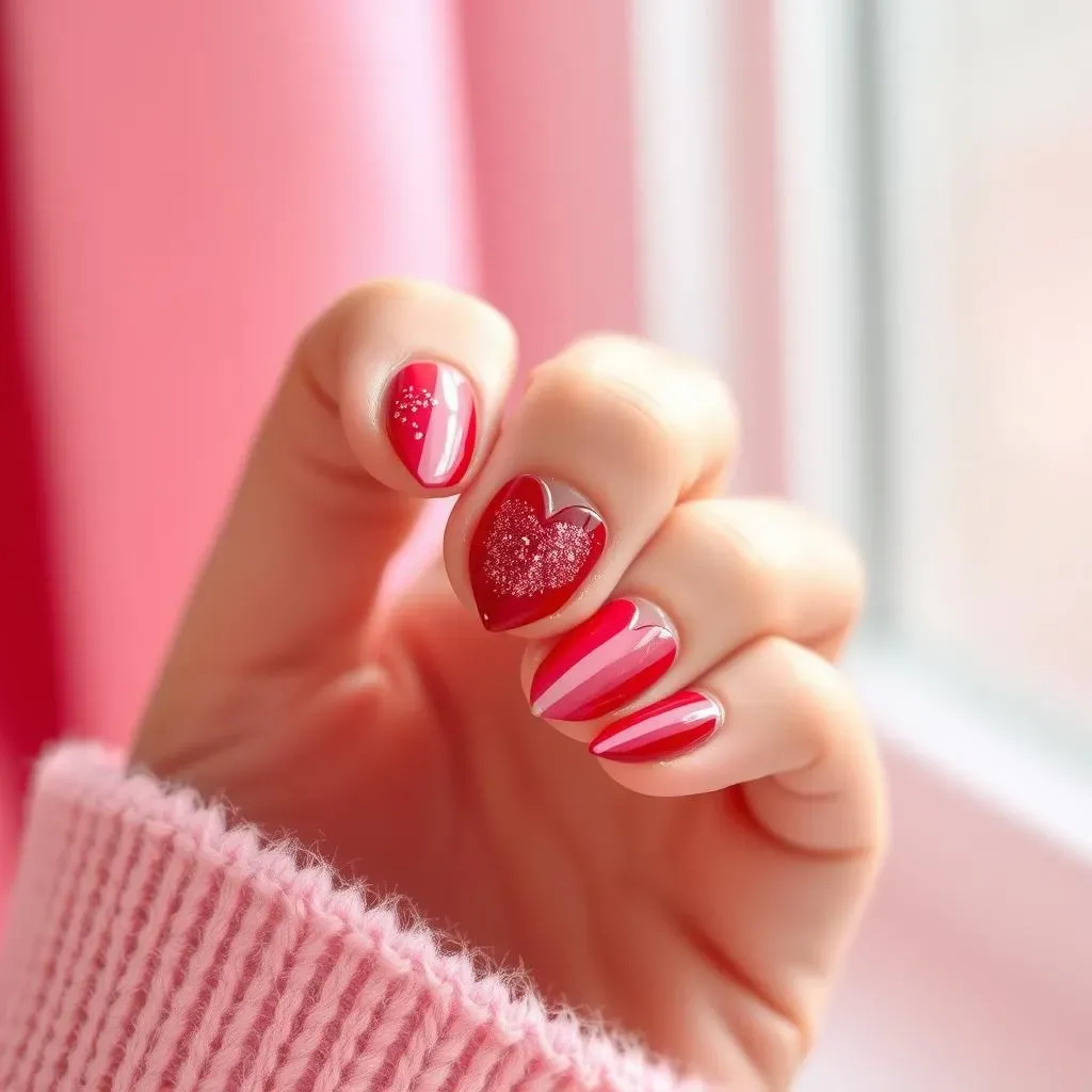 HeartShaped Nail Art: Classic and Cute Designs