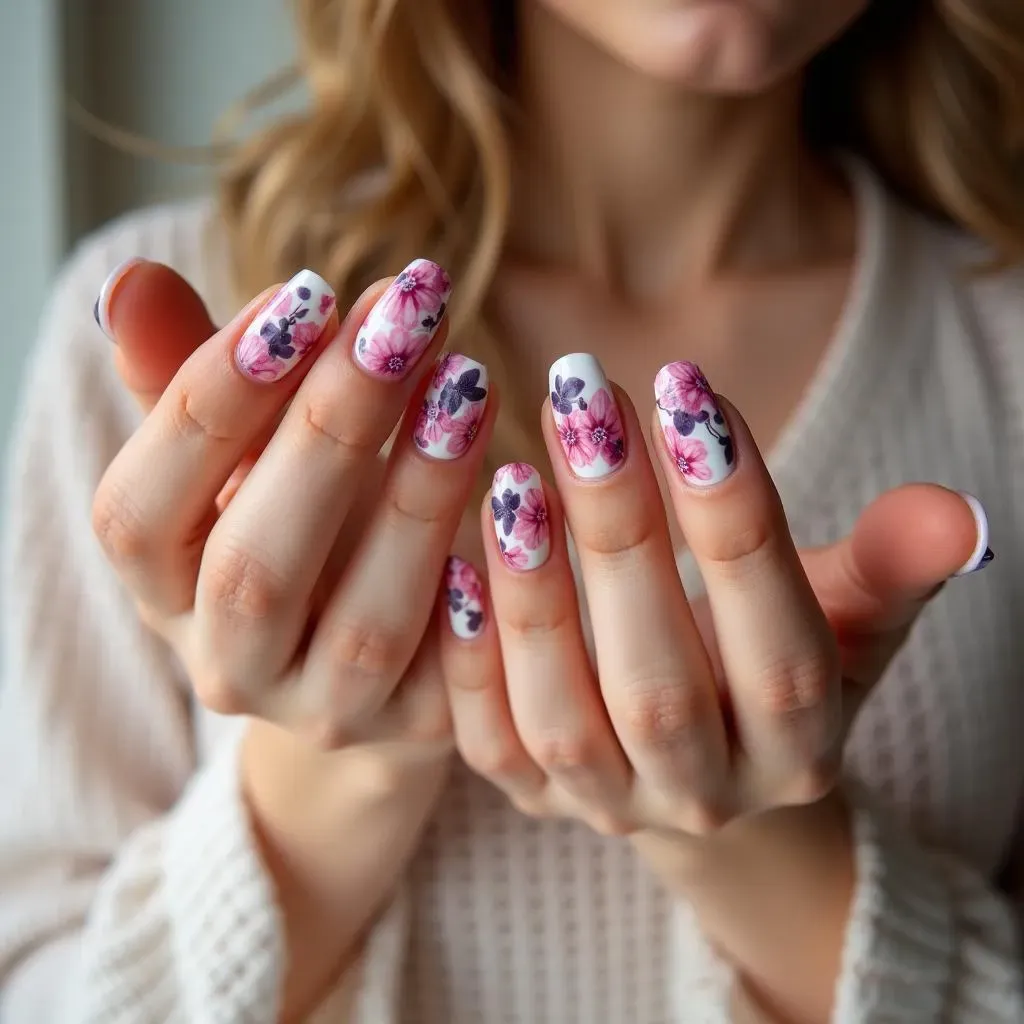 Maintaining and Showcasing Your Dry Flower Nail Designs