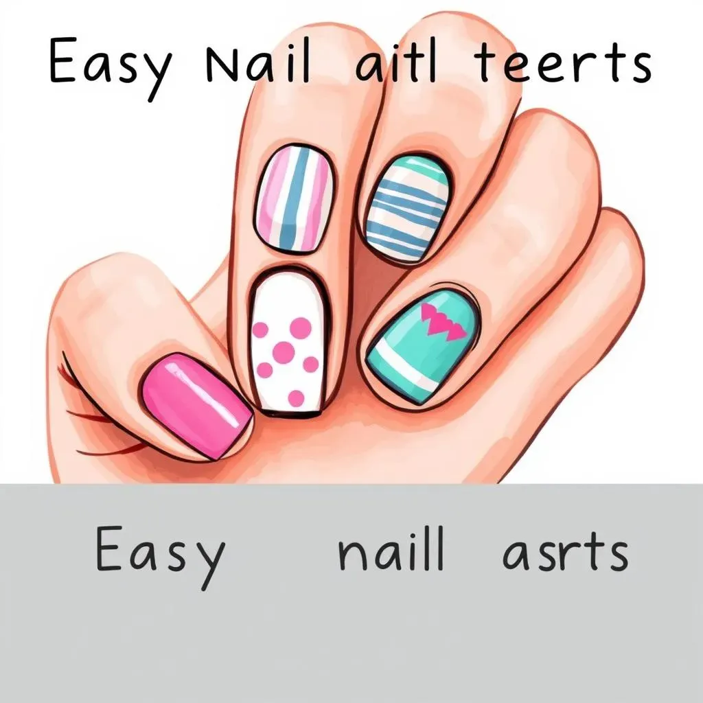 Mastering Basic Easy Painted Nail Designs