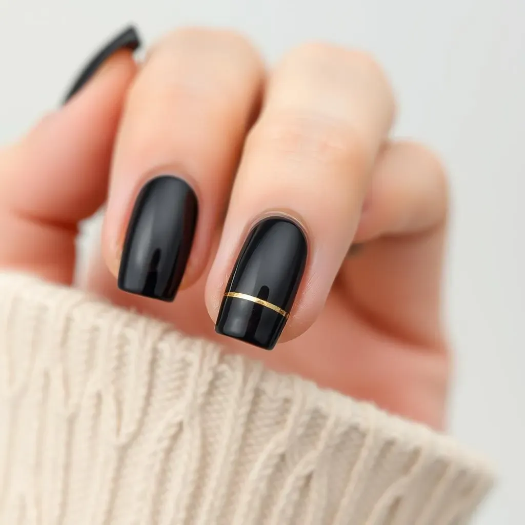 Mastering Simple Black Nail Art Designs