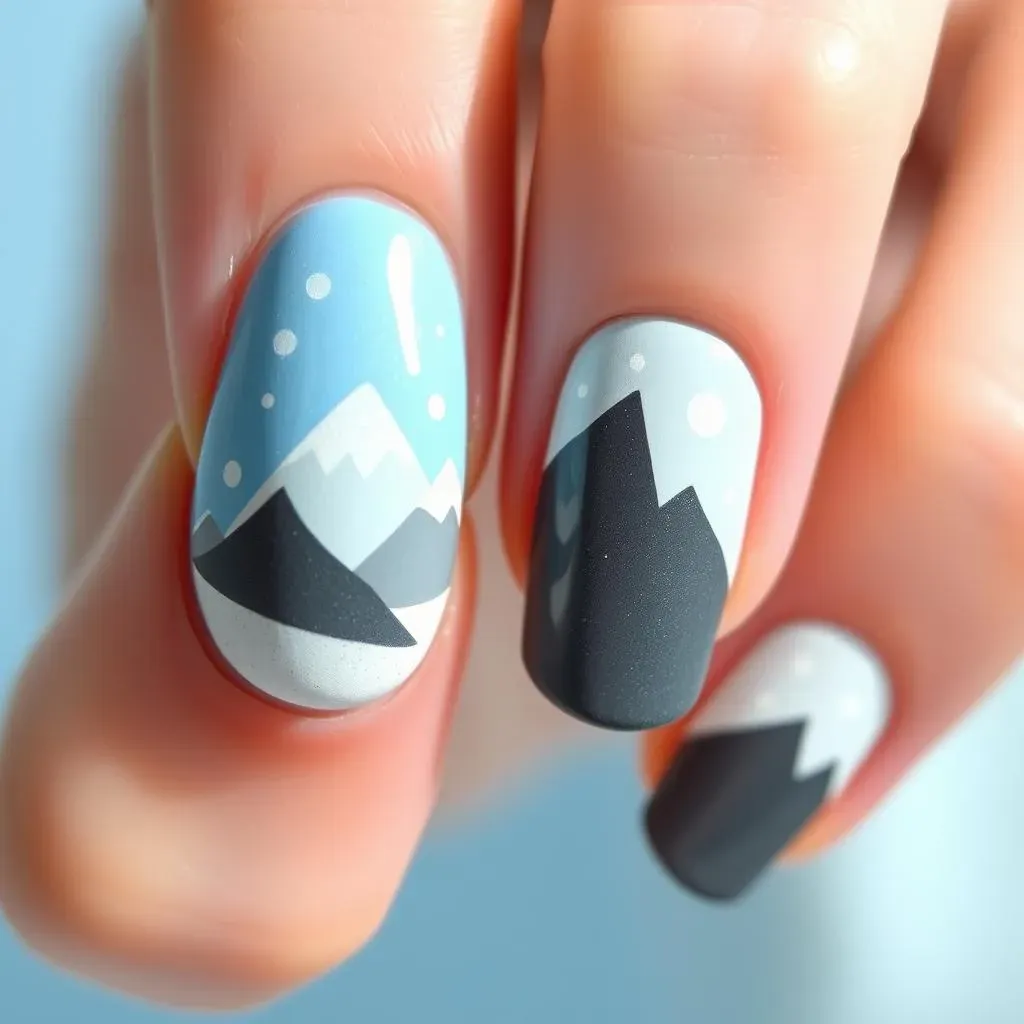 More Easy Winter Nail Art Designs Ideas and Tutorials