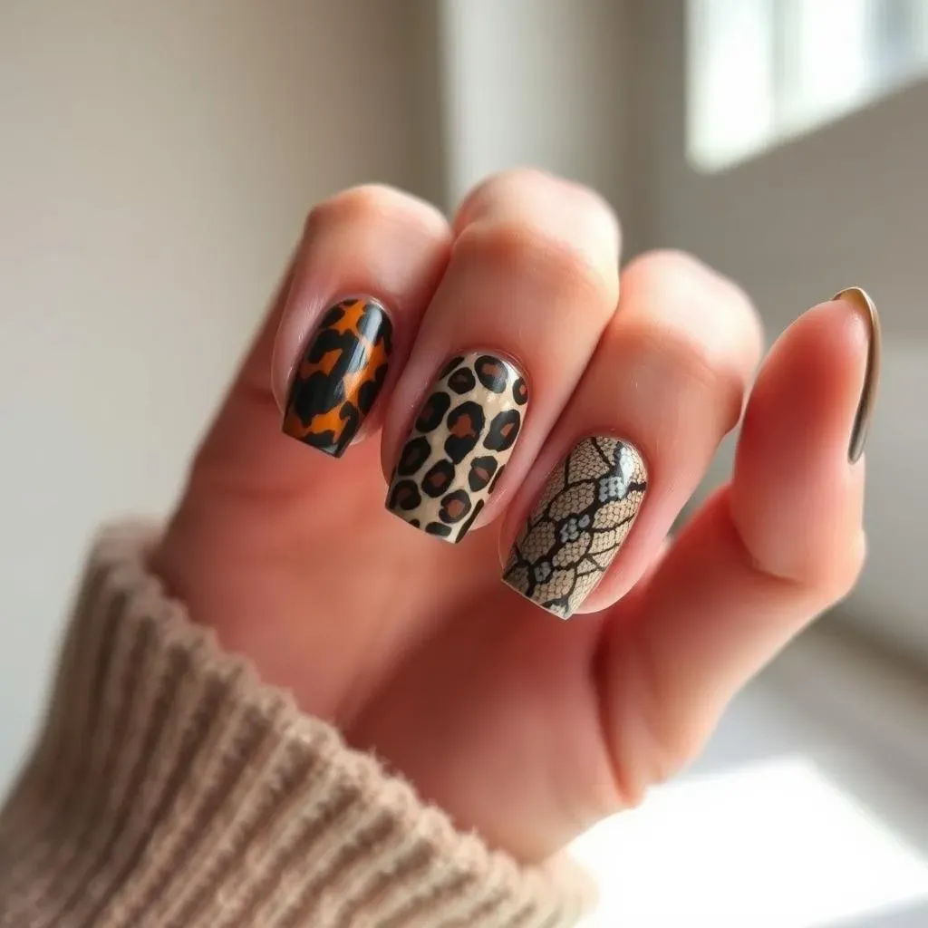 Pattern Play: Easy Brown Nail Art Designs