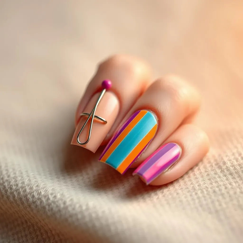 Simple Nail Art Ideas Using Household Items