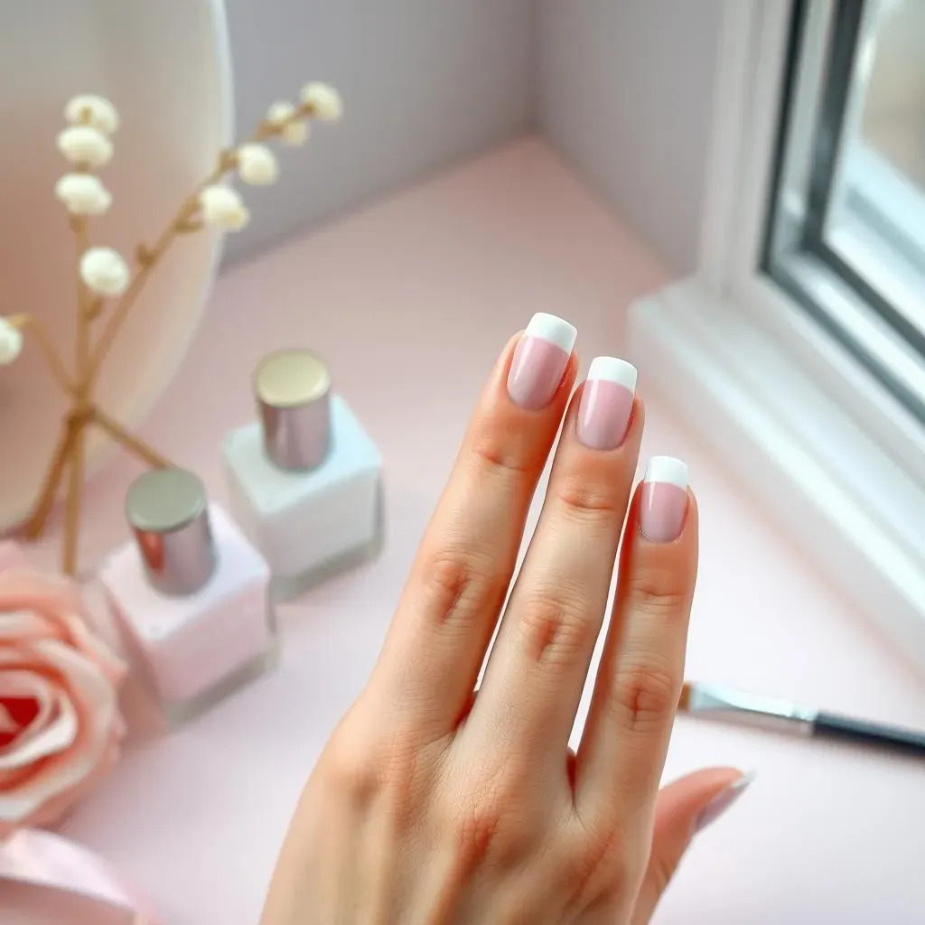 Simple Solid Colors & French Manicures: The Classics