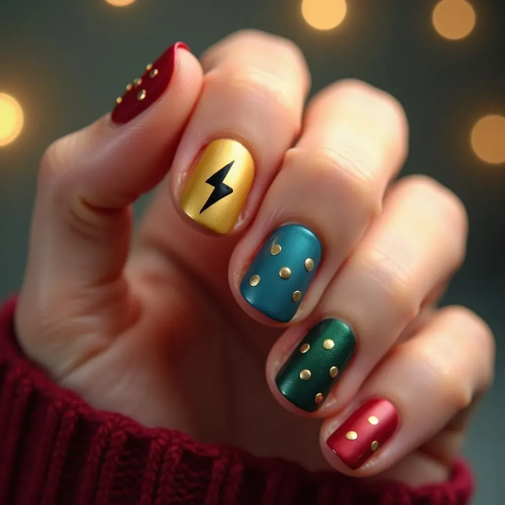 Simple Spells: Easy Harry Potter Nail Designs for Beginners