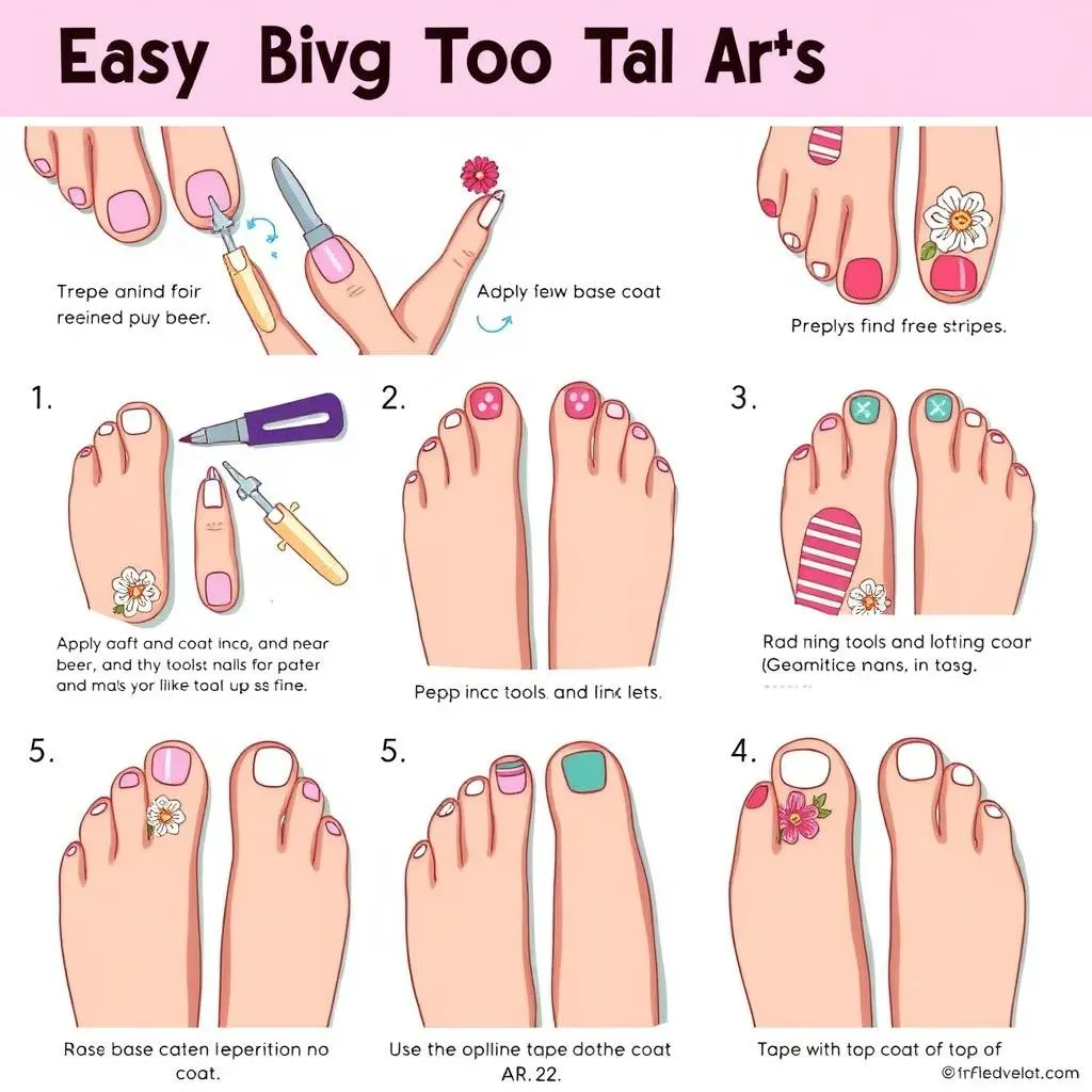 StepbyStep Guide to Easy Big Toe Nail Designs