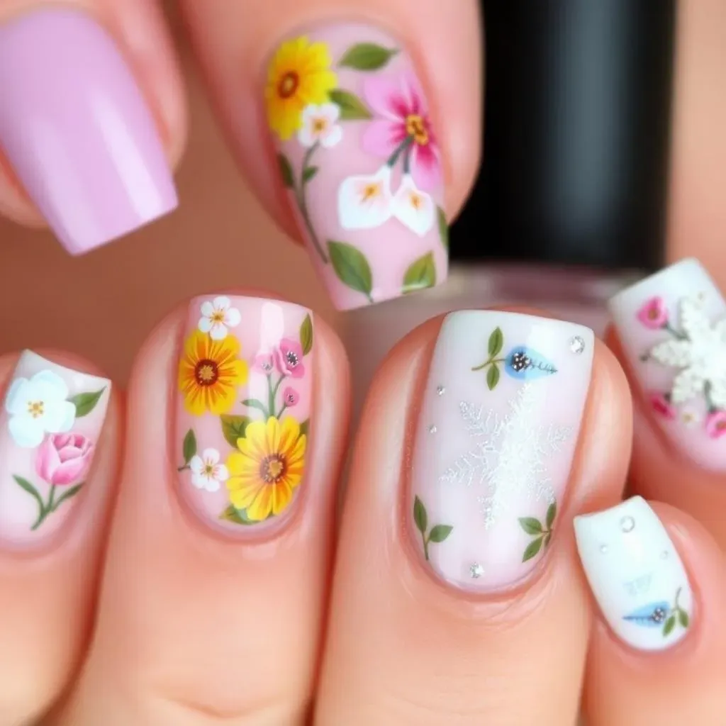 Stunning Easy Floral Nail Designs for Every Season