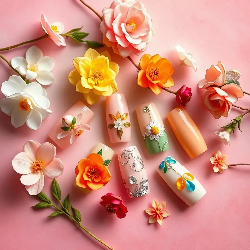 Stunning Flower Nail Art Ideas & Inspiration for Beginners